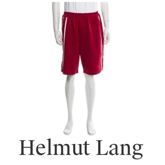 Helmut Lang Other - $345 Helmut Lang Track Shorts‎ Men's Small Red White Side Stripe Snap Button
